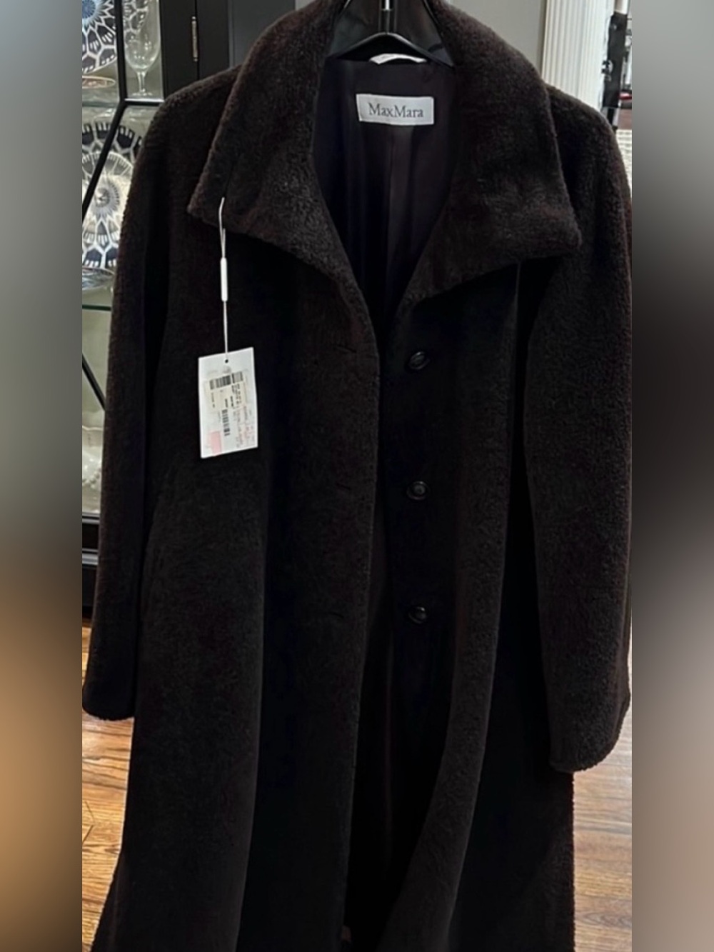 MaxMara Dark Brown Jacket Coat